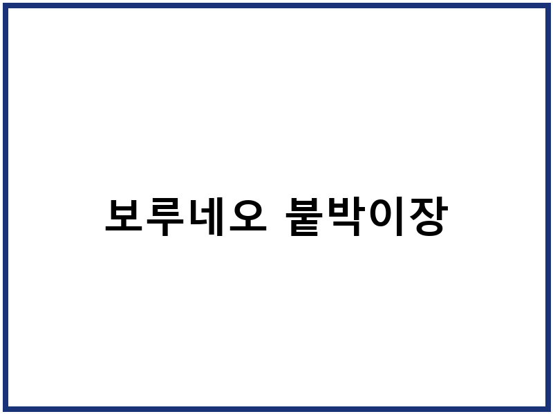보루네오 붙박이장